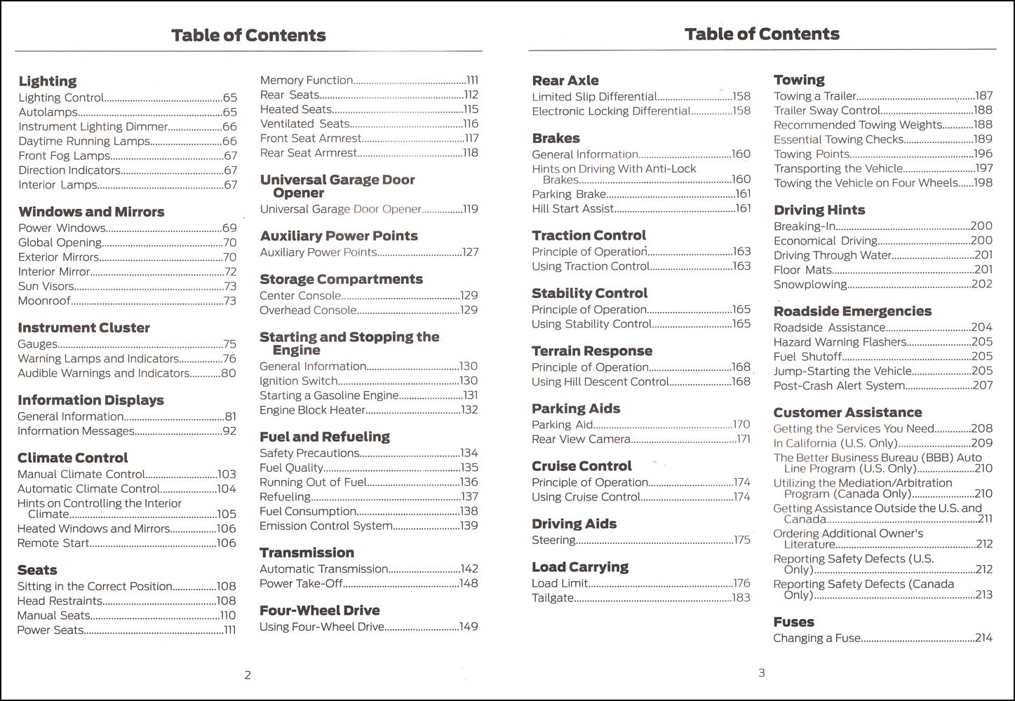 2014 Ford Super Duty Pickup Truck Owner's Manual Original F250 F350