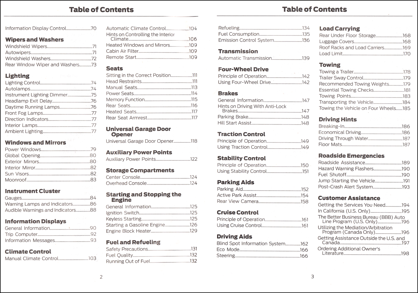 Ford Escape 2015 Owners Manual