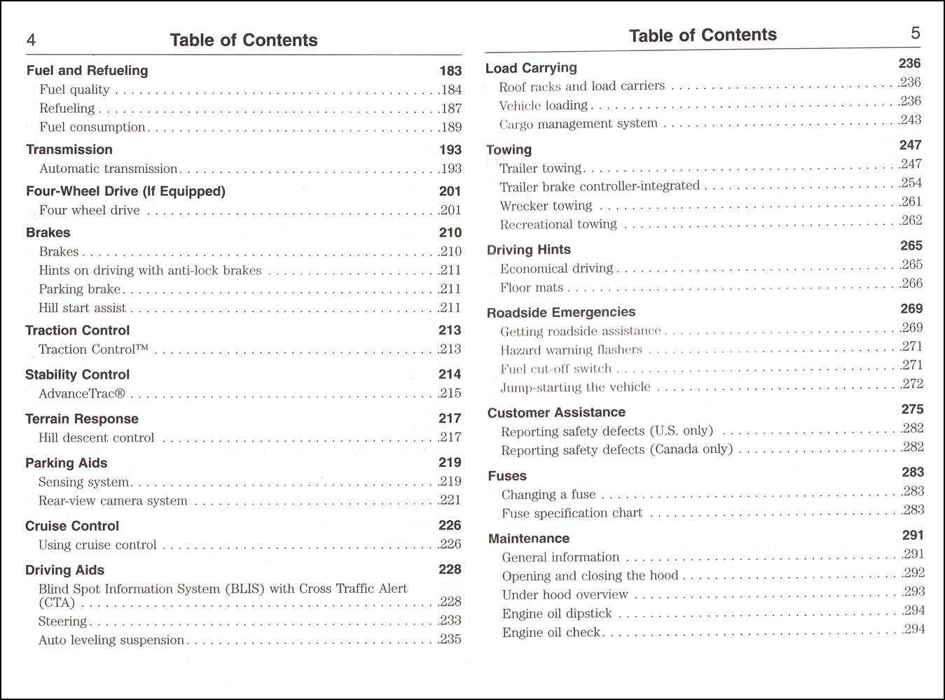 2015 Ford Expedition Owner's Manual Original