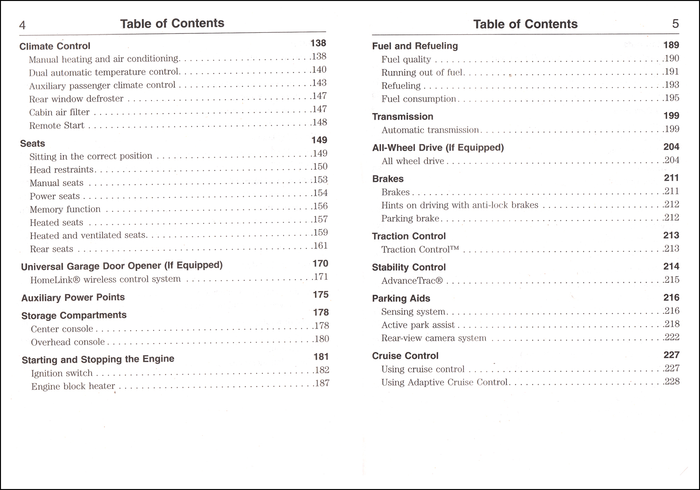 2015 Ford Flex Owner's Manual Original