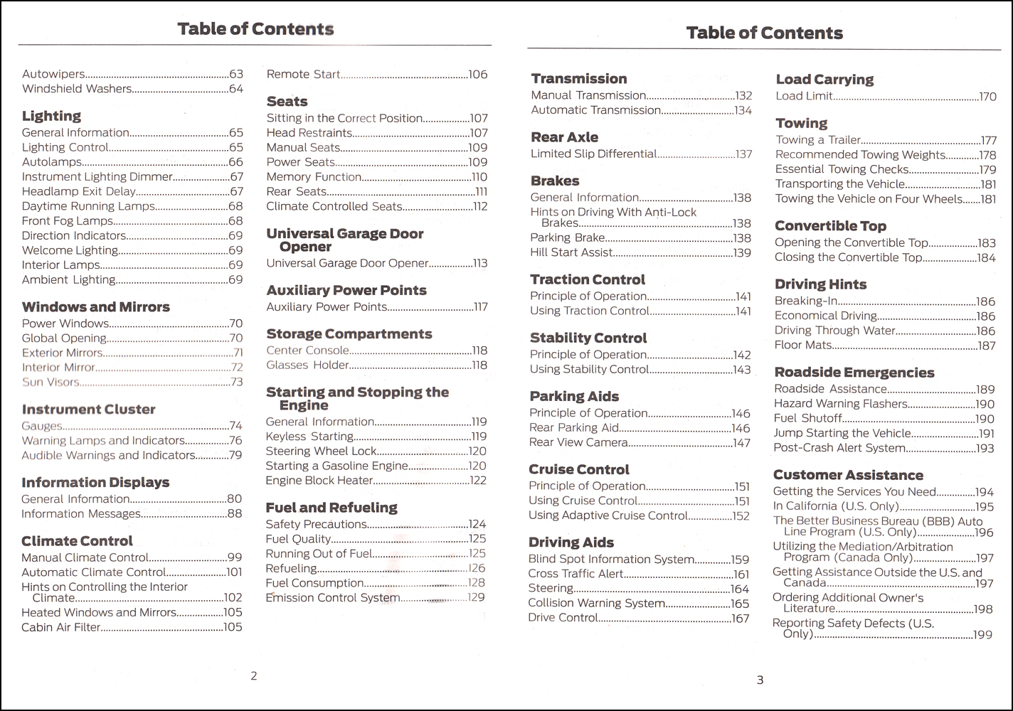 2016 Ford Mustang Owner's Manual Original