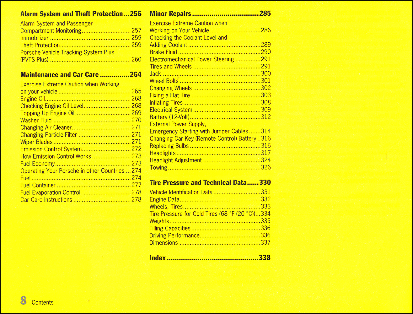 2016 Porsche Macan Owners Manual Original