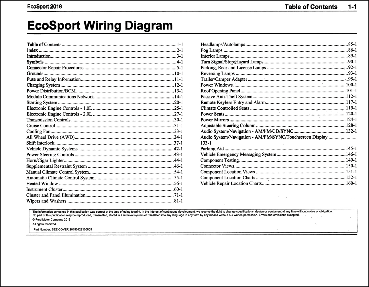 [DIAGRAM] Wiring Diagram De Ford Ecosport 2005