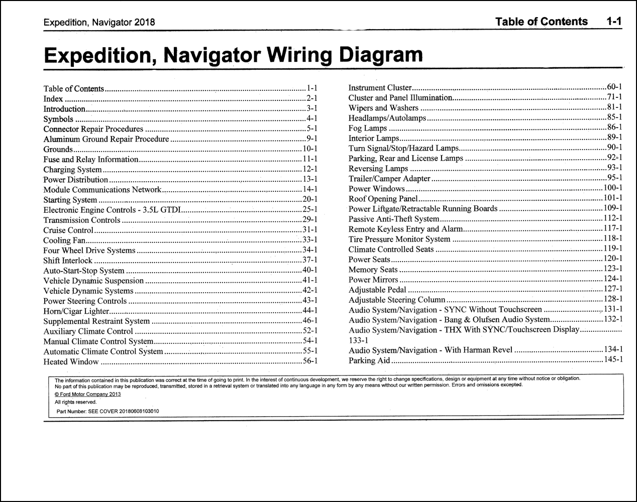 2018 Ford Expedition Lincoln Navigator Wiring Diagram