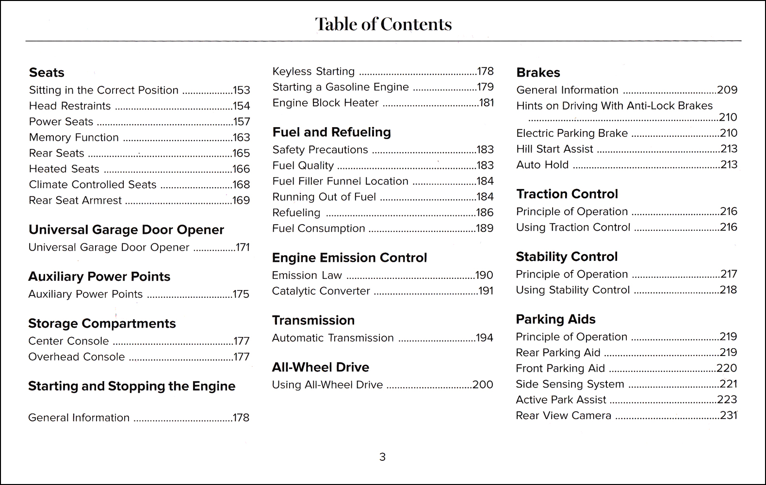 2018 Lincoln Continental Owner's Manual Original