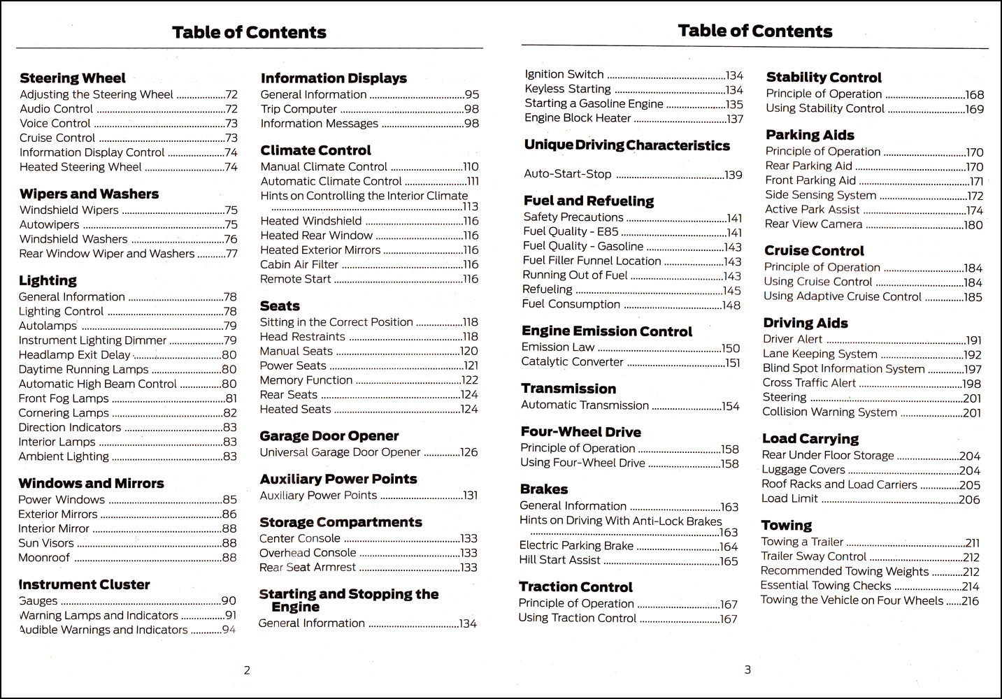 2019 Ford Escape Owner's Manual Original