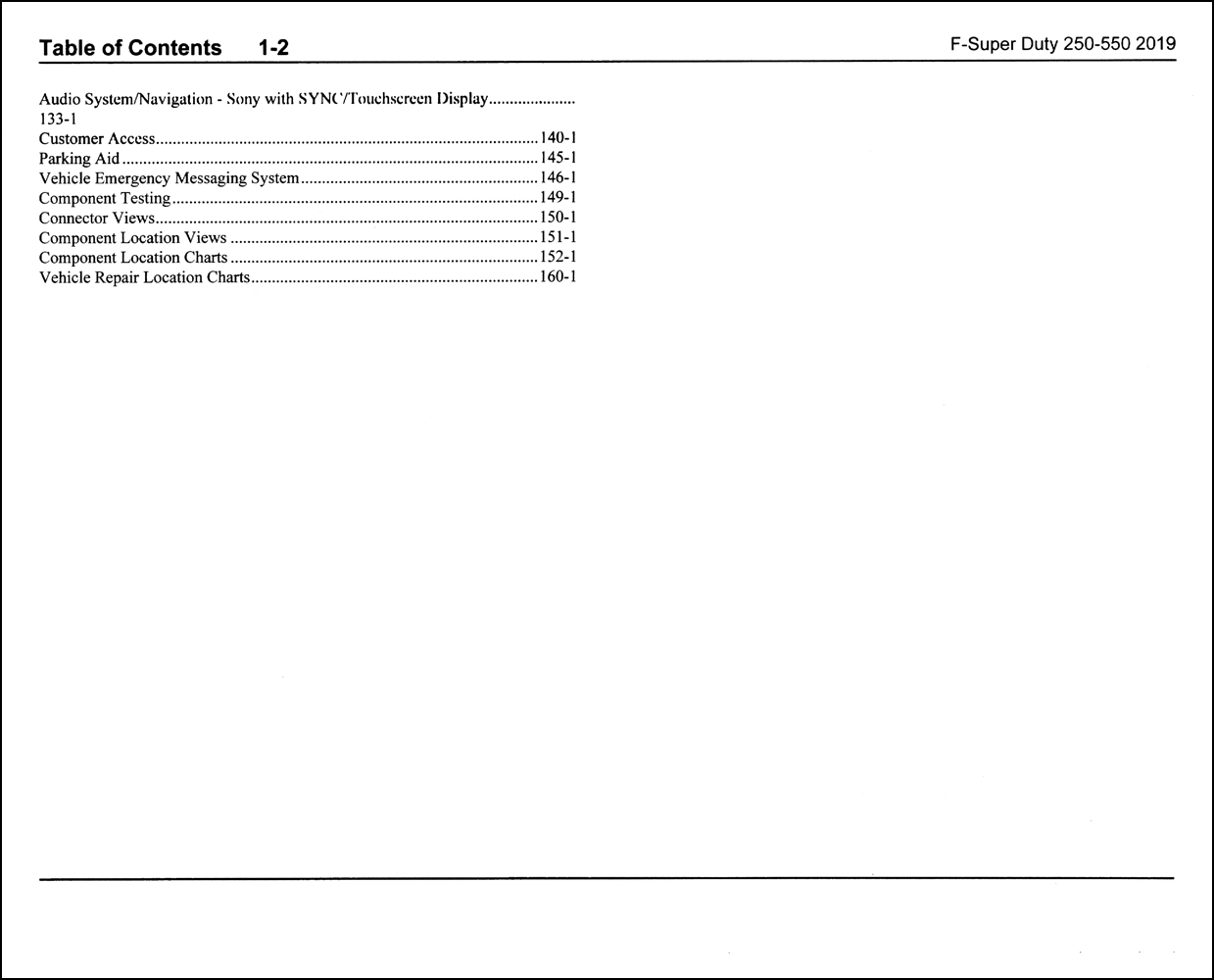 2019 Ford F250-F550 Super Duty Pickup Truck Wiring Diagram Manual Original