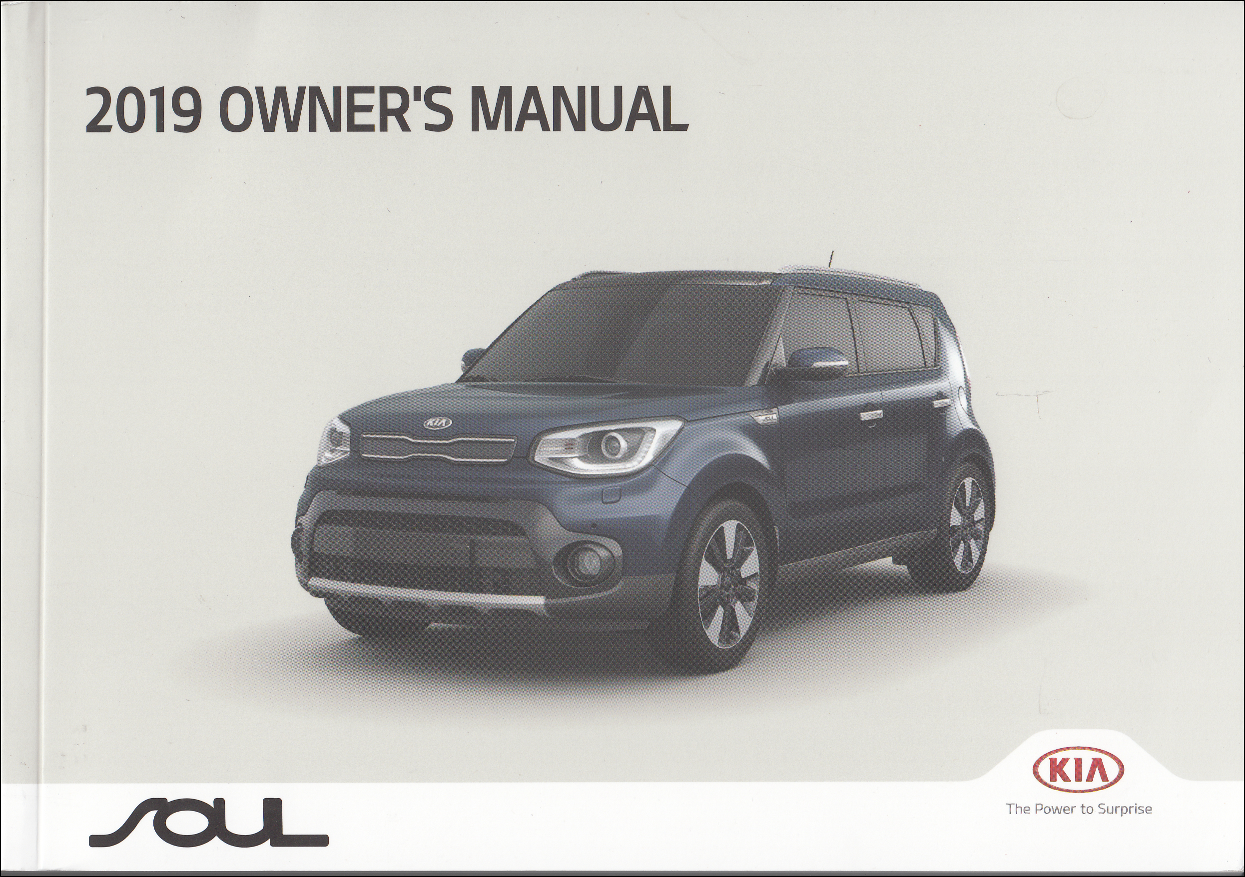 2019 Kia Soul Owner's Manual Original