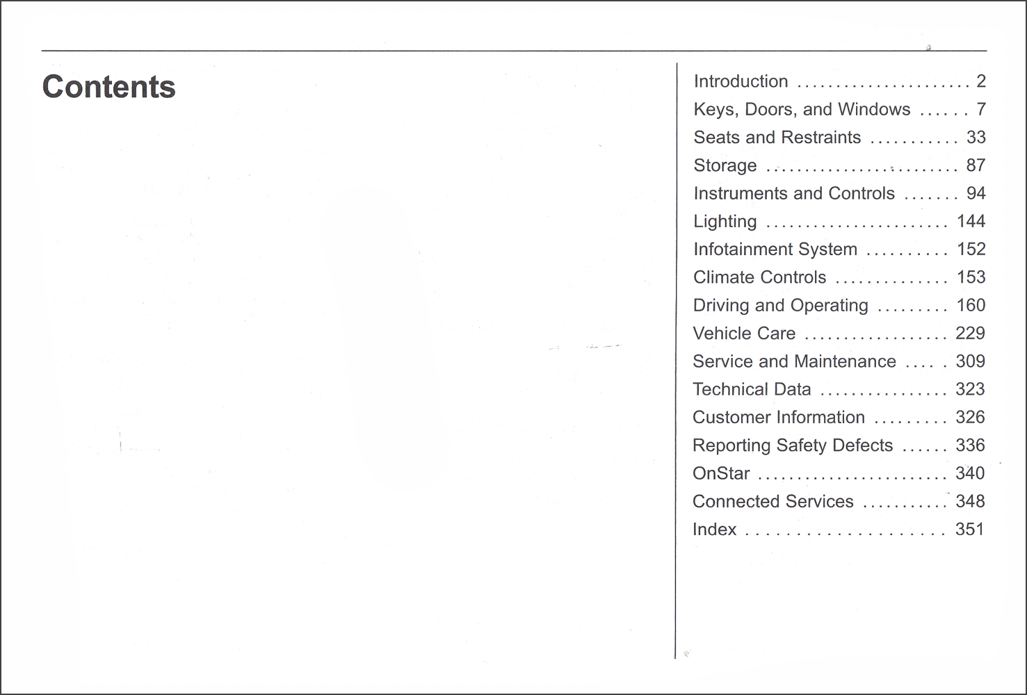 2020 Buick Envision Owner's Manual Original