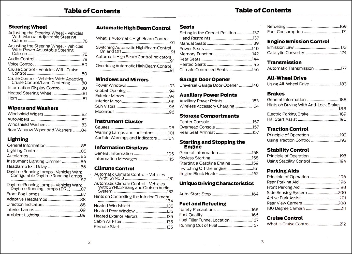 2020 Ford Edge Owner's Manual Original