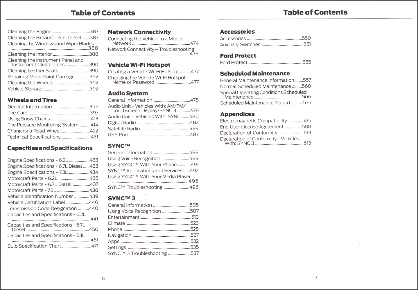 2020 Ford Super Duty Owner's Manual Original F250 F350 F450 F550 Pickup