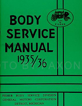 1935-1936 Cadillac & LaSalle Body Manual Reprint 