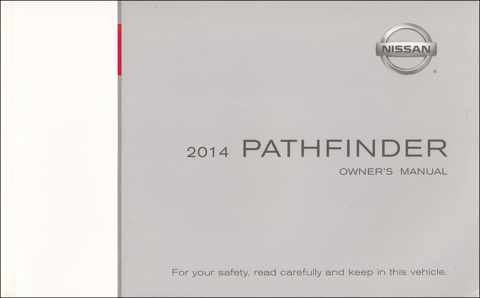 2014 Nissan Pathfinder Owner's Manual Original