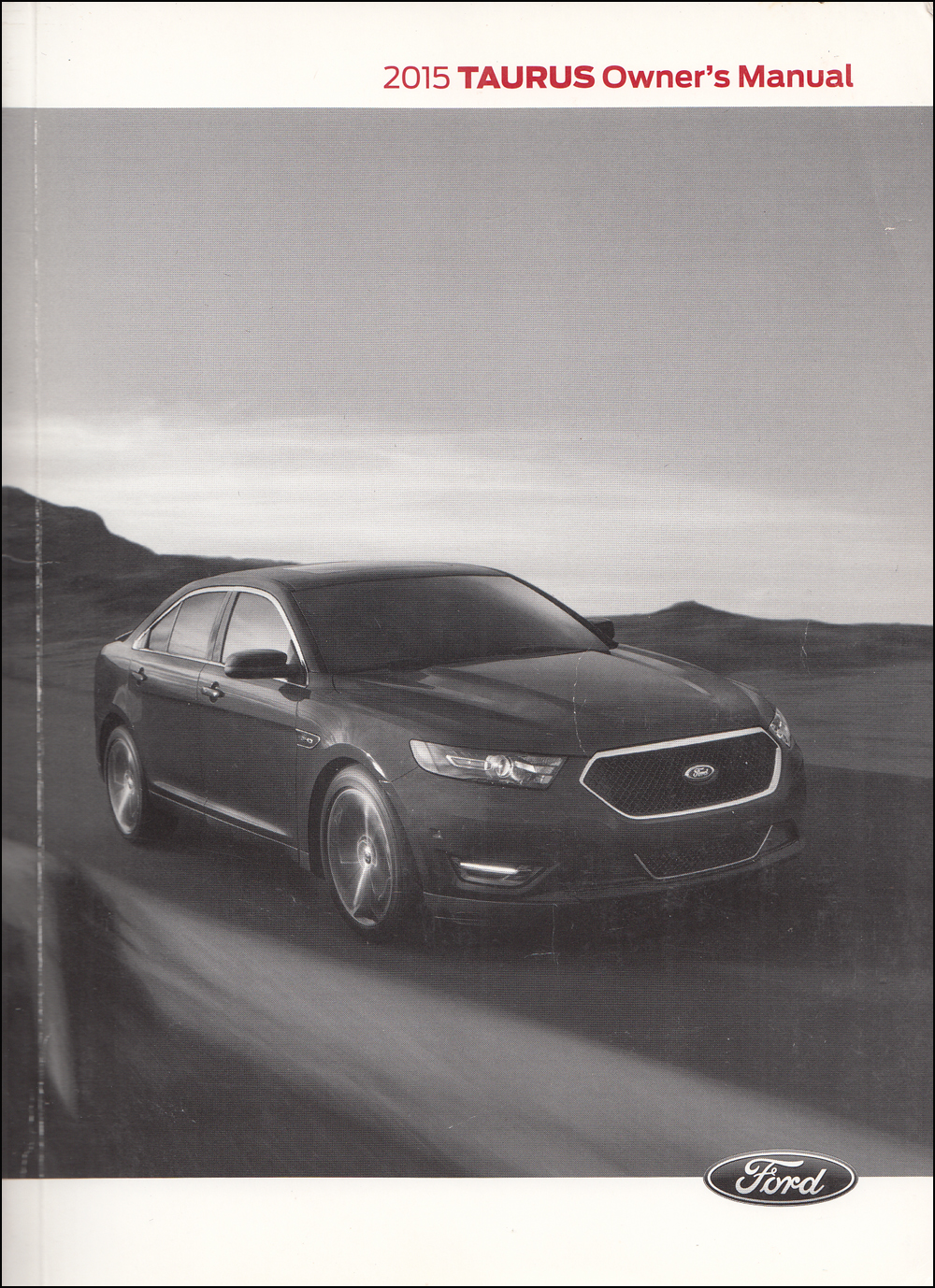 2015 Ford Taurus Owner's Manual Original