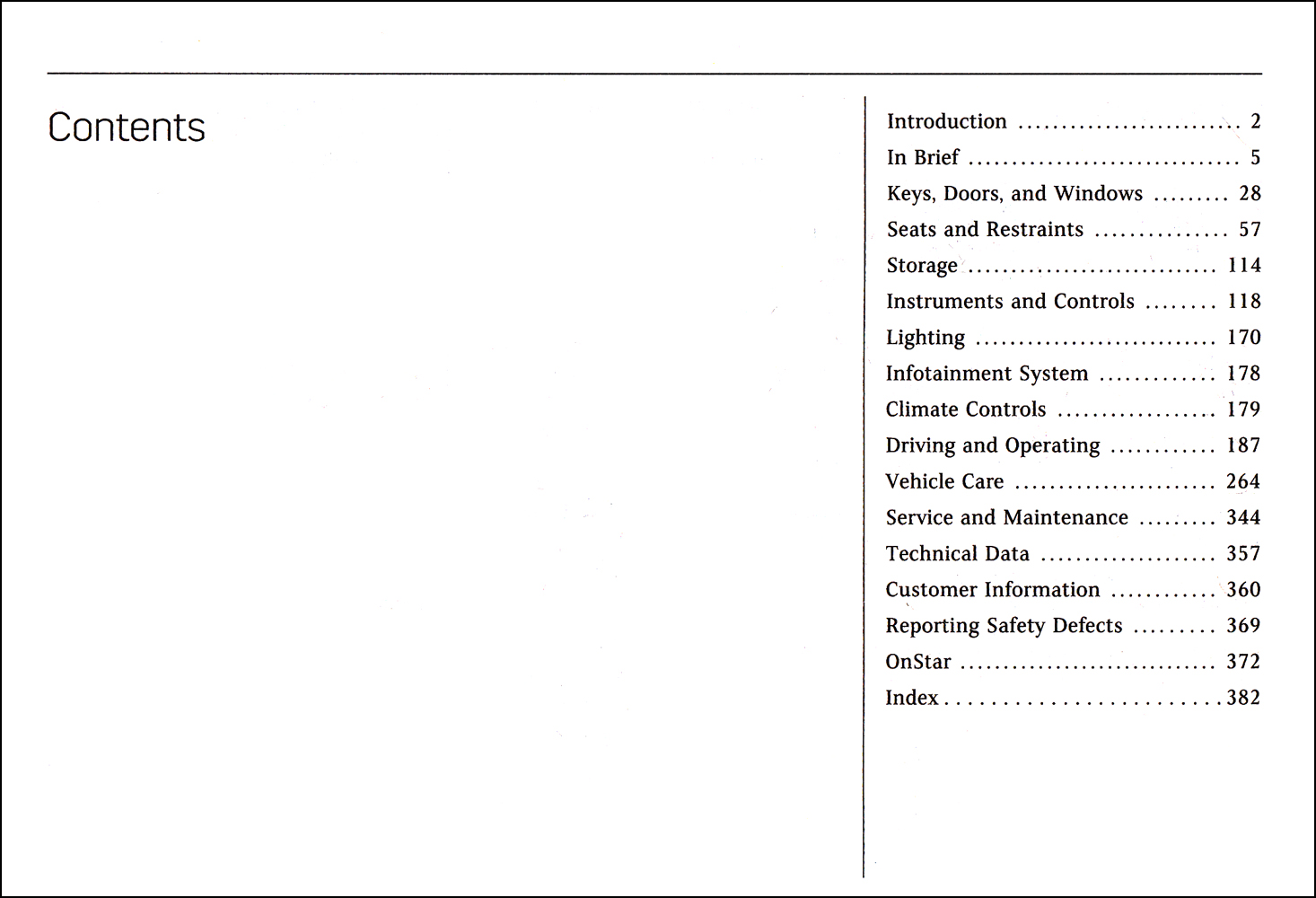 2017 Cadillac Escalade Owner's Manual Original
