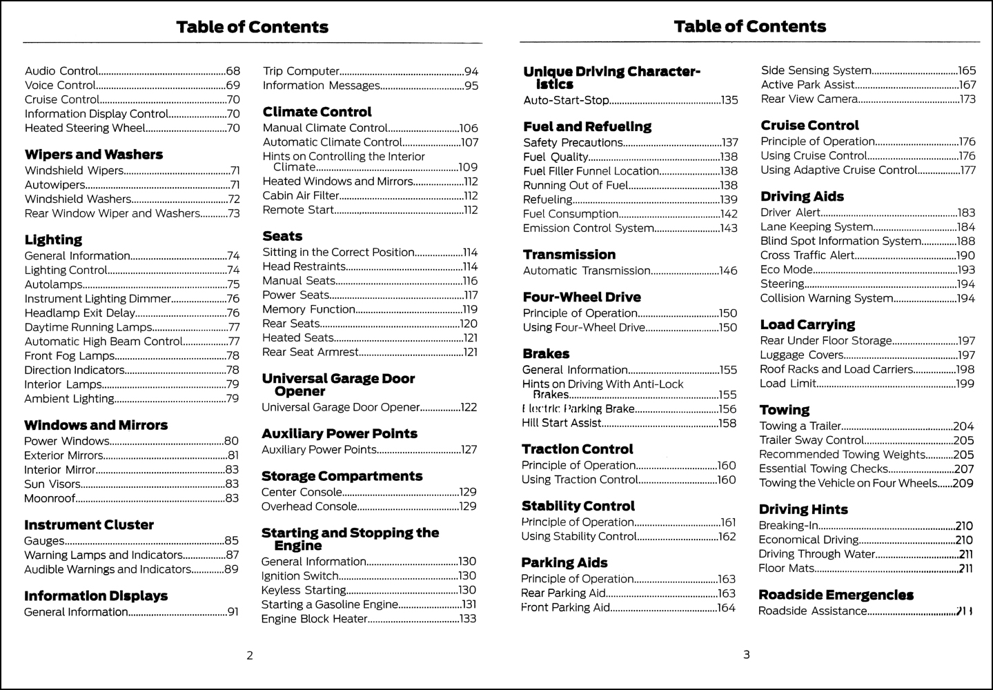 2017 Ford Escape Owner s Manual Original