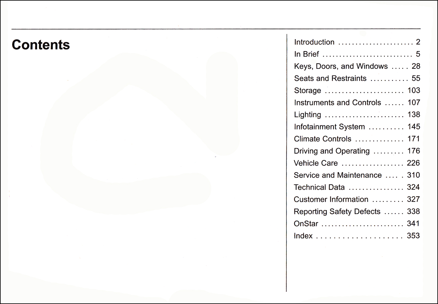 2018 Chevrolet Trax Owners Manual with Pamphlets Original