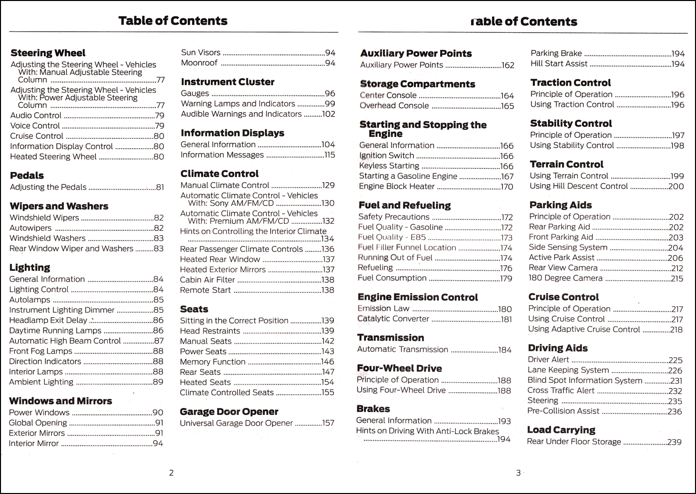 2019 Ford Explorer Owner's Manual Package with Case Original