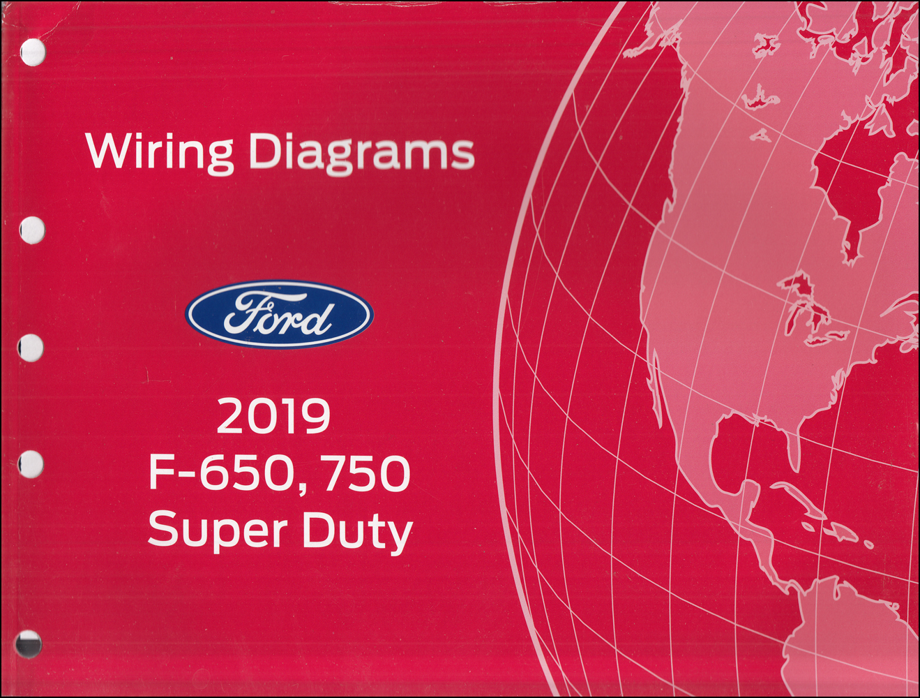 2019 Ford F650 and F750 Super Duty Truck Wiring Diagram Manual Original