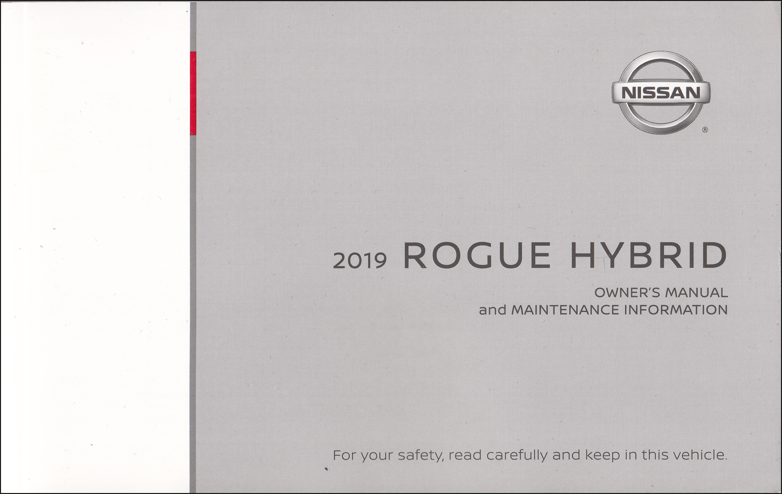 Nissan Rogue Owners Manual 2019