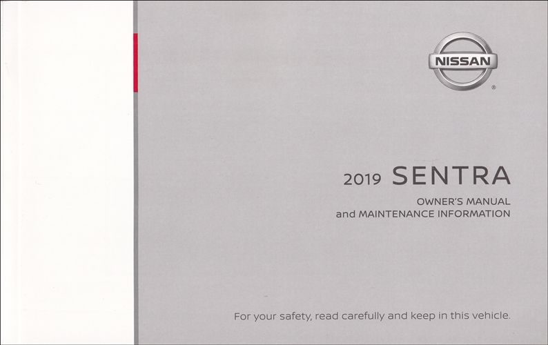 2019 Nissan Sentra Owner's Manual Original