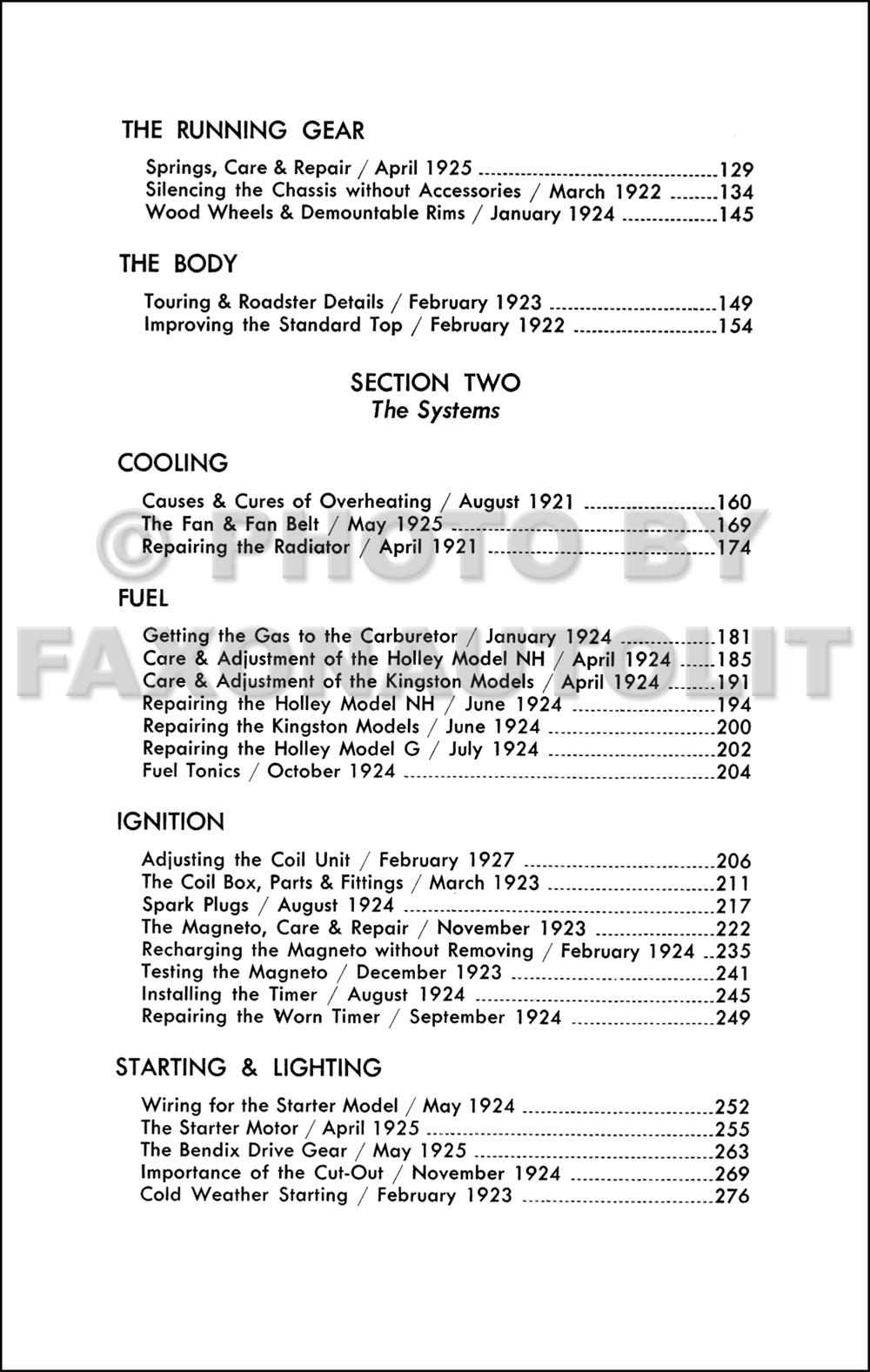 Model t ford tips #6