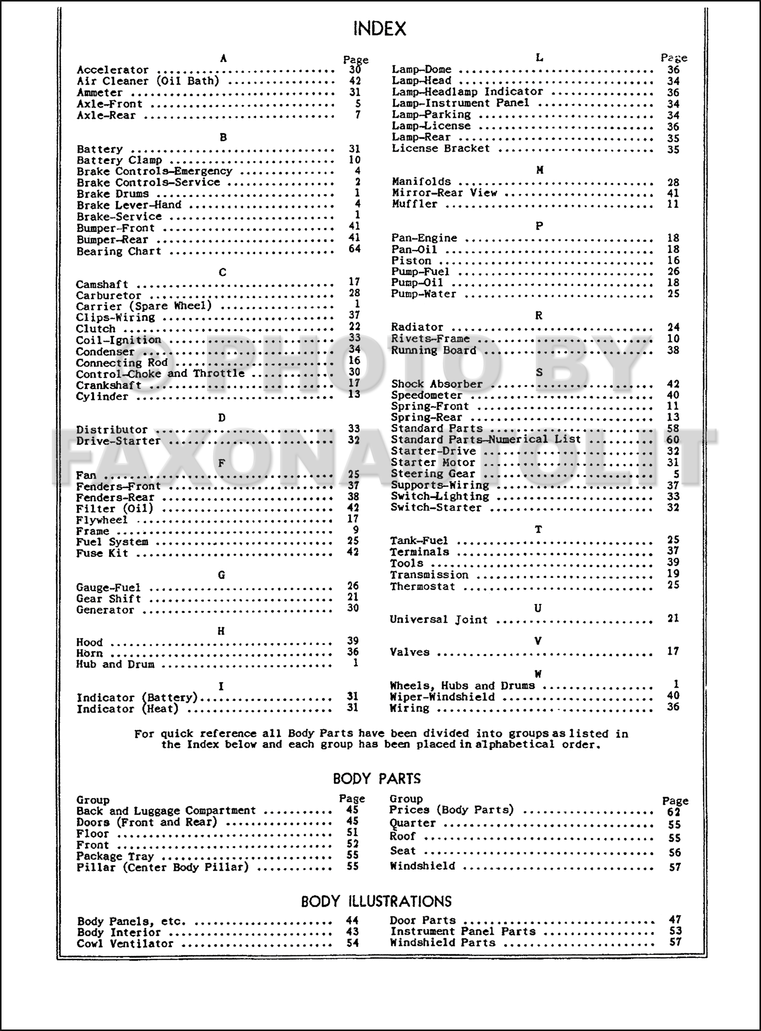 1948 Ford truck shop manual #8