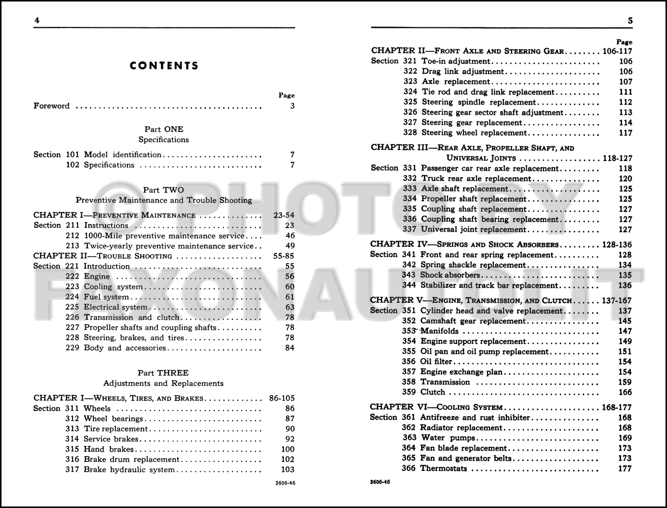 1948 Ford shop manual #3