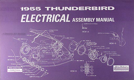 1955 Ford thunderbird restoration manual #5