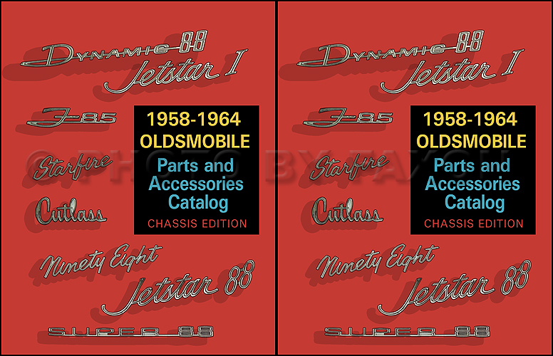 Olds Mechanical Parts Book Catalog 1958 1959 1960 1961 1962 1963 1964 Oldsmobile
