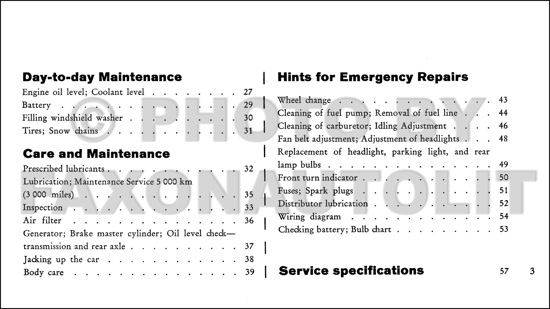 Ford taunus service manual #8