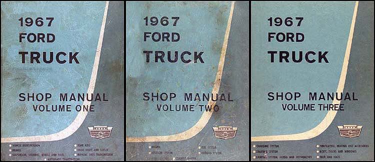 1967 Ford truck repair manual #5