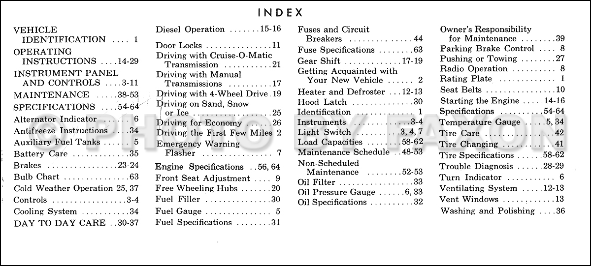 1969 Ford f100 repair manual #5