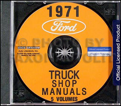1971 Ford f-250 factory service manual #3