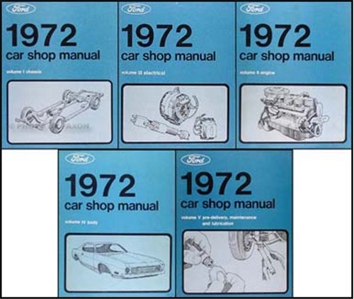 1965-1972 Ford parts books #7