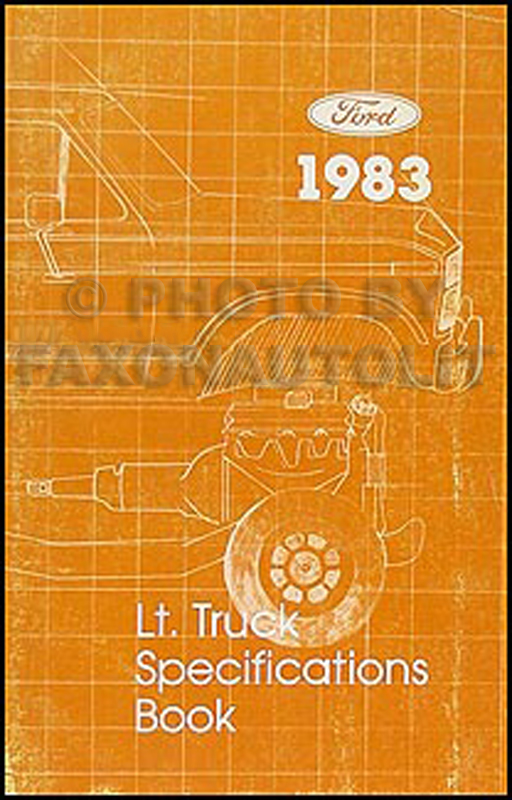 1983 Ford f 150 tech manual #7
