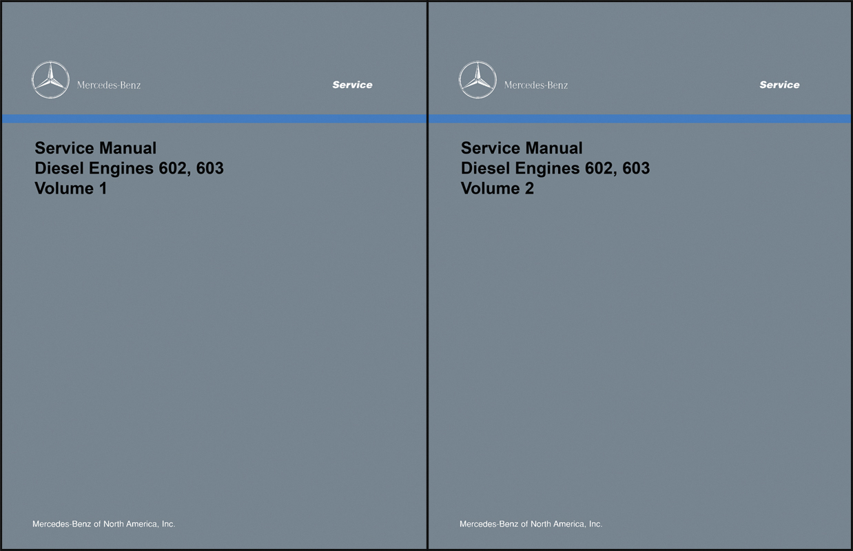1984-85 Mercedes 601 Engine Reprint Repair Manual