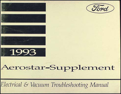 1993 Ford ranger xlt service manual