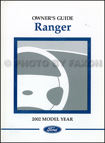 2002 Ford ranger owners manual #2