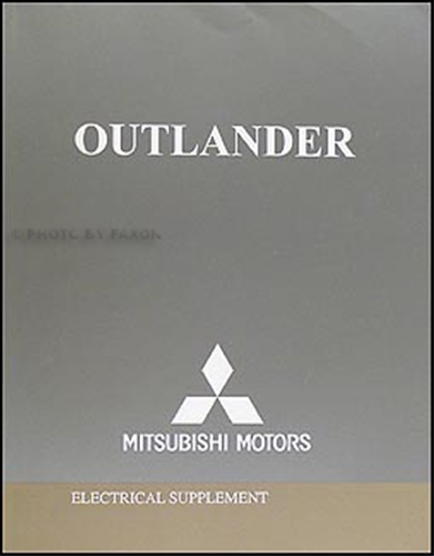 2005 Mitsubishi Outlander Repair Shop Manual 2 Volume Set Original