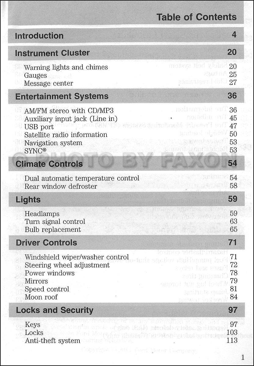 2012 Ford escape hybrid owners manual #5