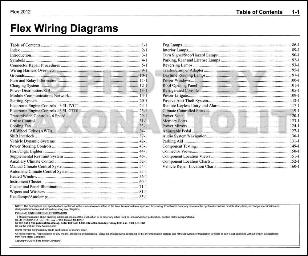 2012 Ford flex owners manual #9