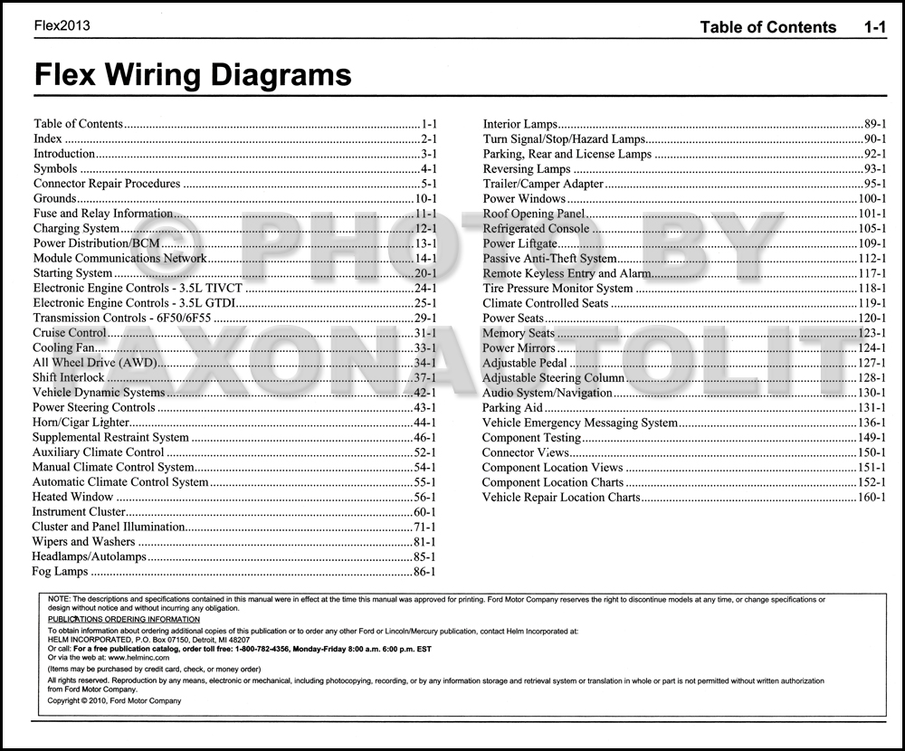 2013 Ford flex owners manual #5